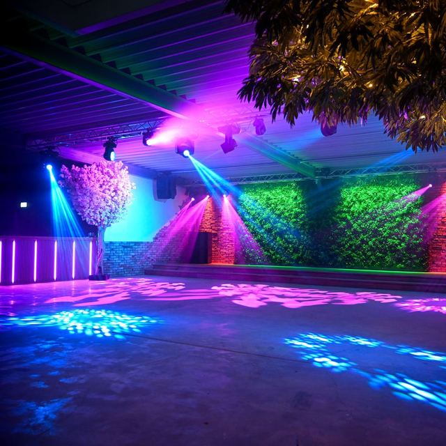 Instagram-Beitrag: Lichtshow im großen Saal